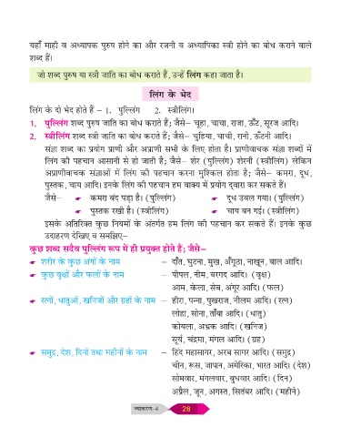 Page 28 Vyakaran Class 04